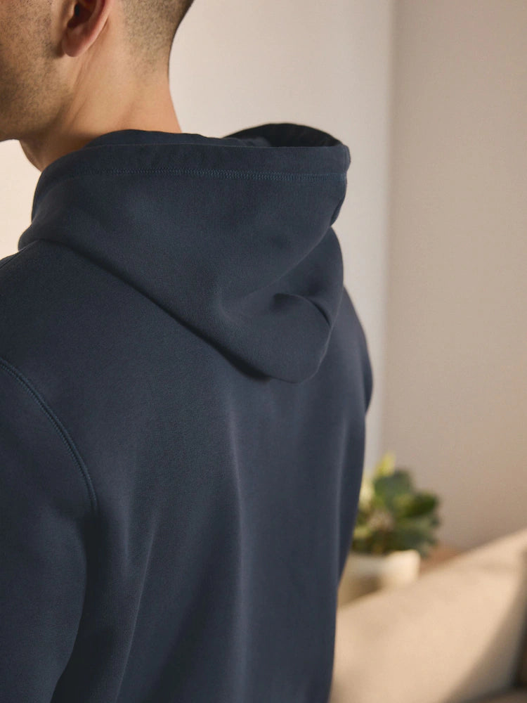 Navy blue/blue - Zip-up jacket - Hoodie