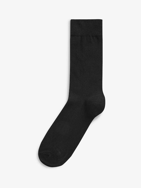 Black - Regular - Socks with a high cotton content