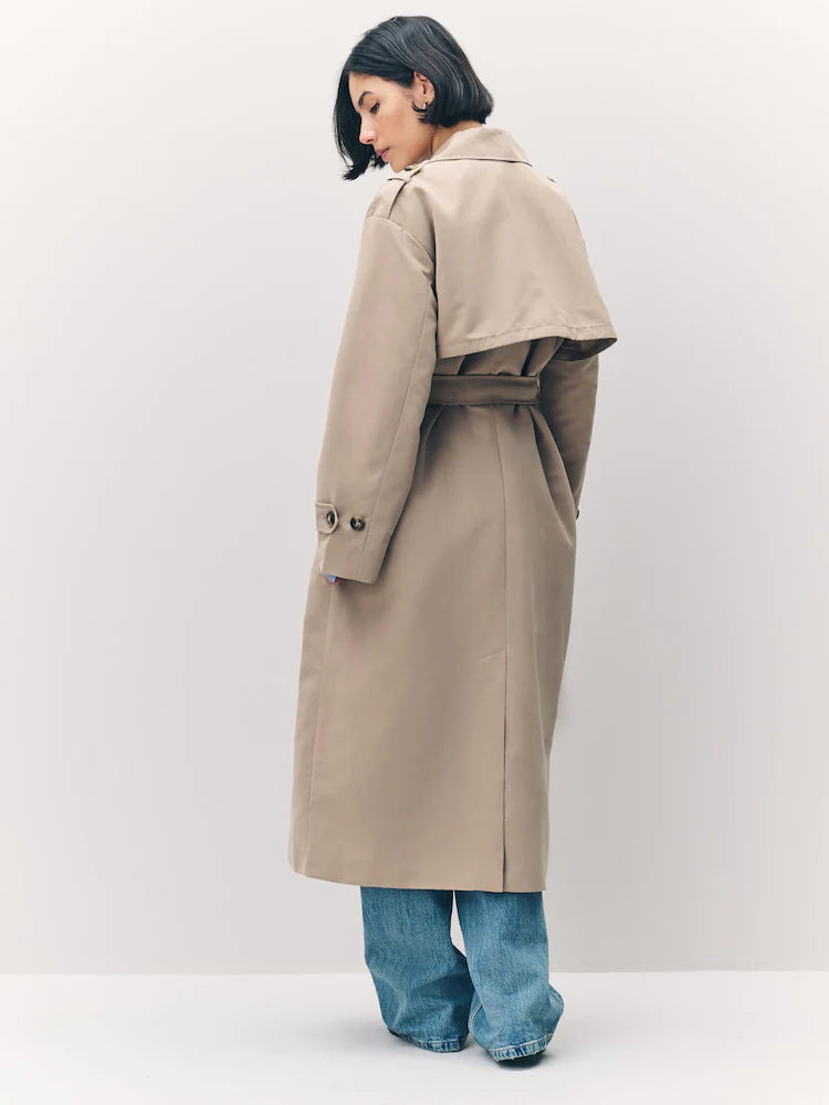 Nature - VERO MODA, long trench coat with belt