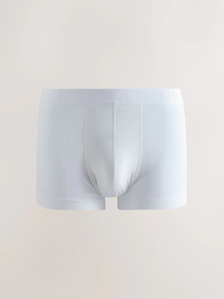 White - Hip boxer shorts, 5-pack