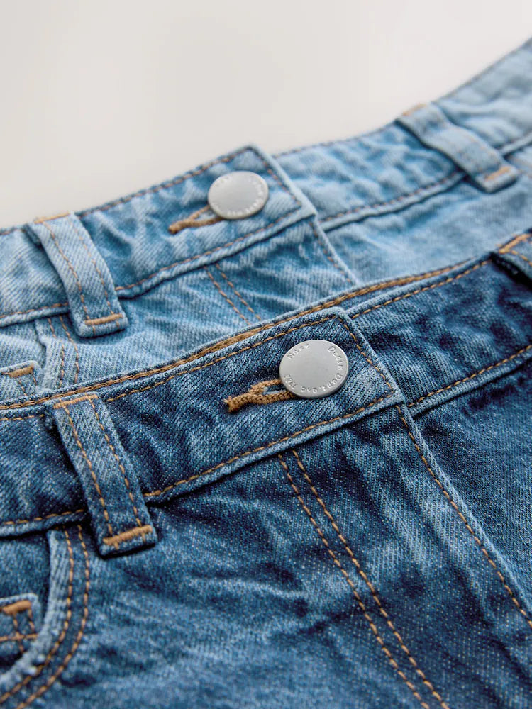 Blau - 2 er-Pack Fransen-Shorts (3–16Jahre)