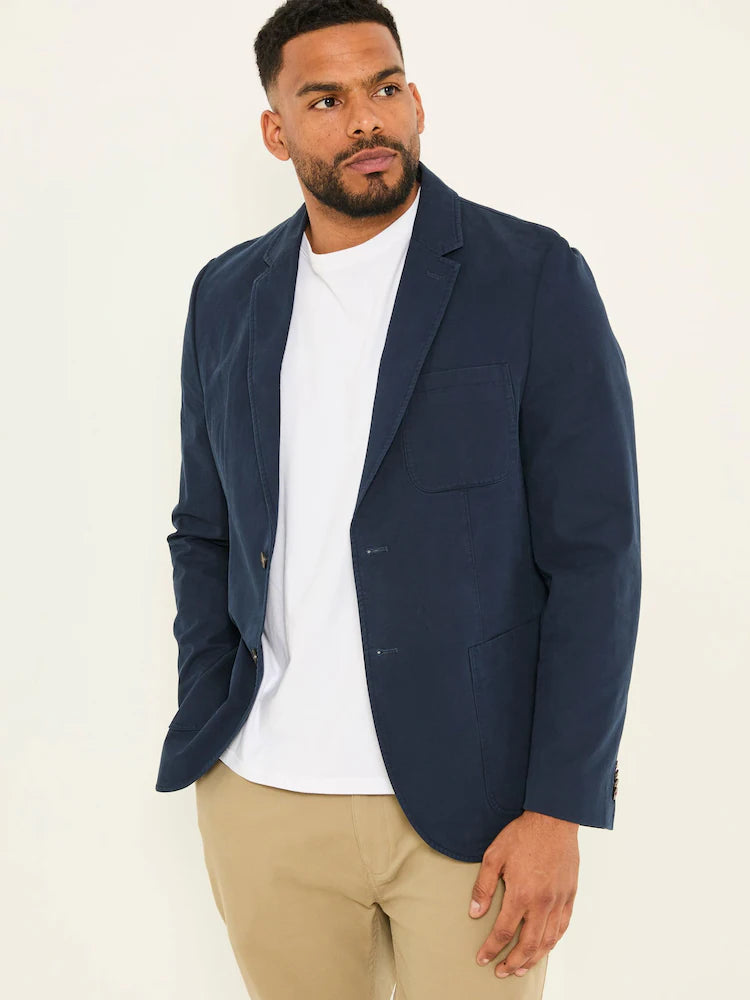 Navy blue - FatFace 100% cotton blazer