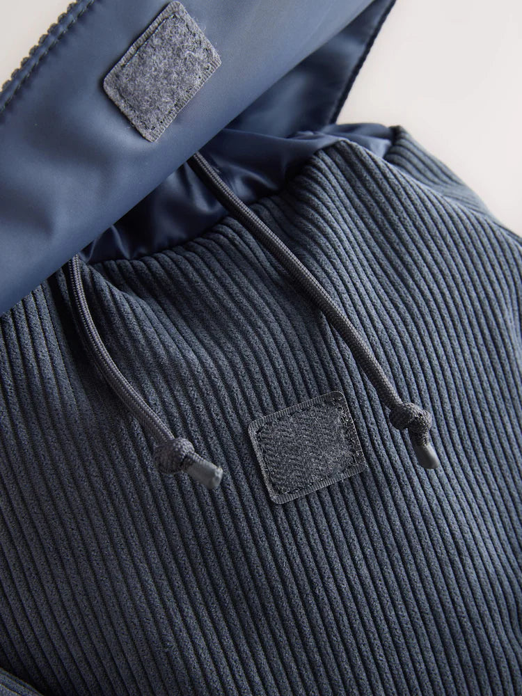 Corduroy in blue - Corduroy backpack