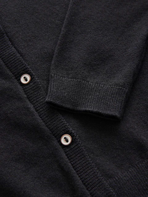 Black - Cardigan with buttons
