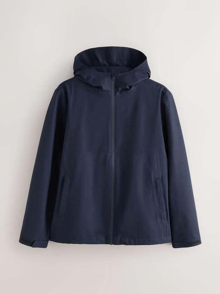 Navy blue/blue - DryTech Waterproof Jacket with Hood
