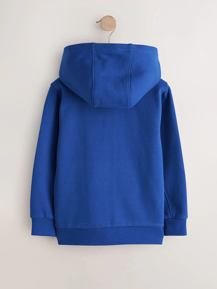 Cobalt Blue Plain Hoodie (3-16yrs)