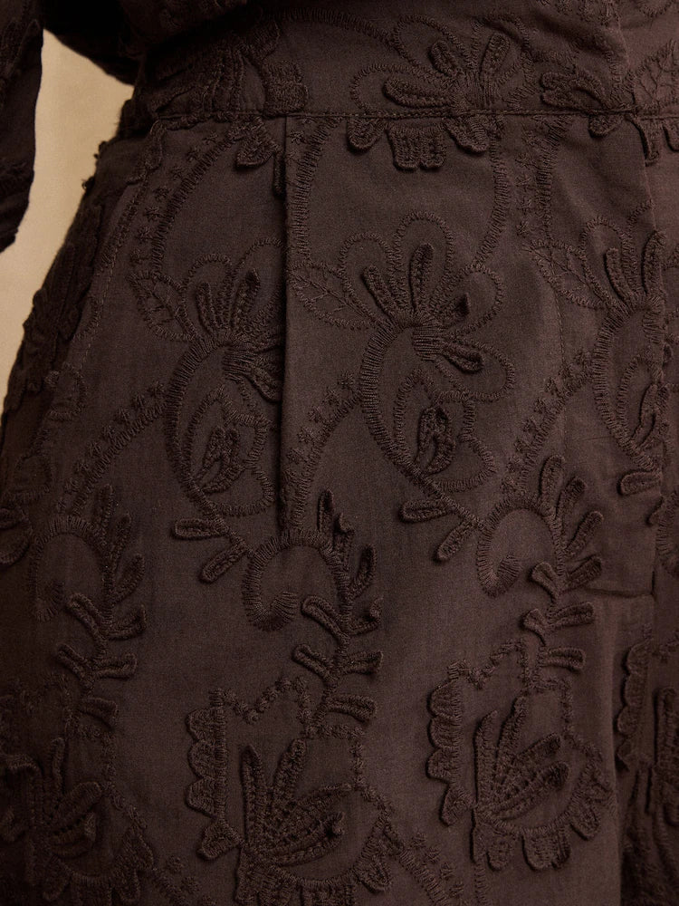 Schokoladenbraun - Love & Roses 3D-Shorts