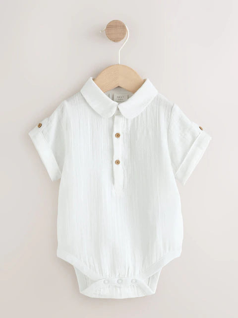 Neutral - Baby 3-piece set consisting of shirt, trousers and suspenders