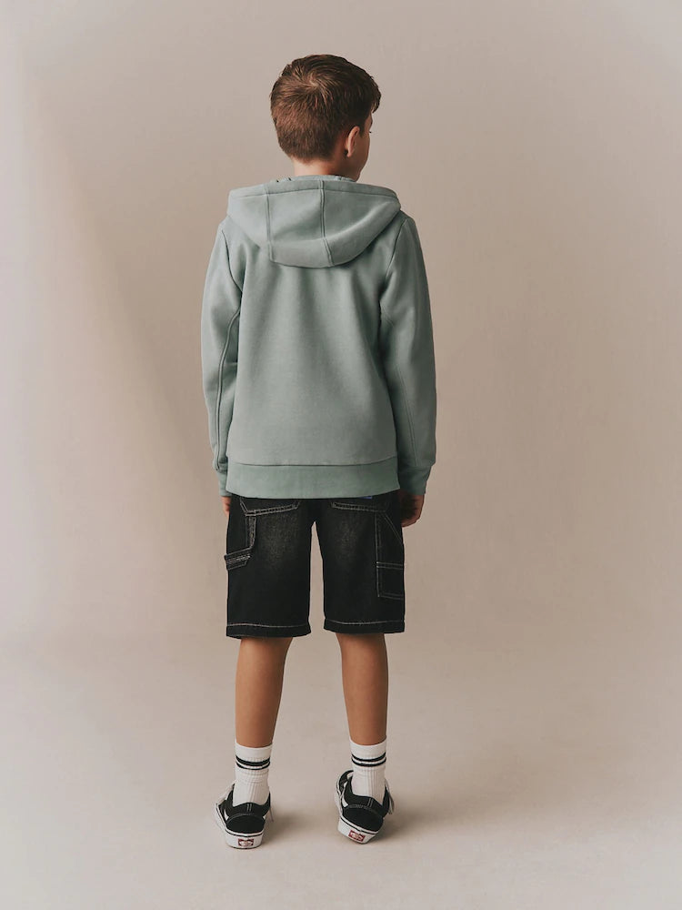 Mineral Green - Plain Hoodie (3-16 yrs)