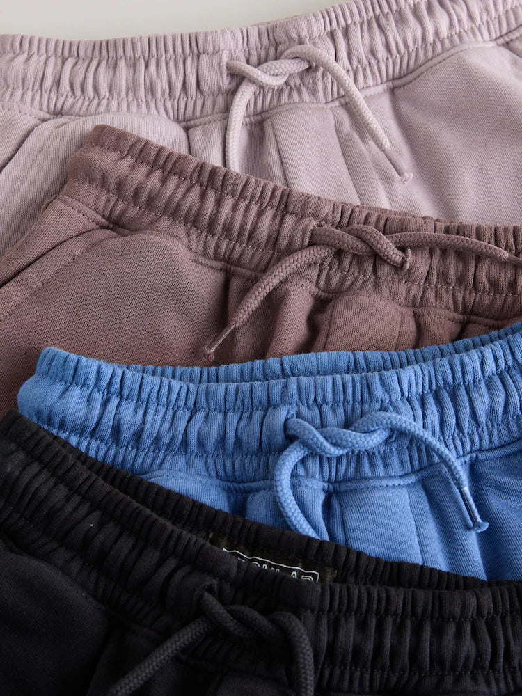 Purple/Brown/Blue/Black - Basic Shorts (3–16 years)