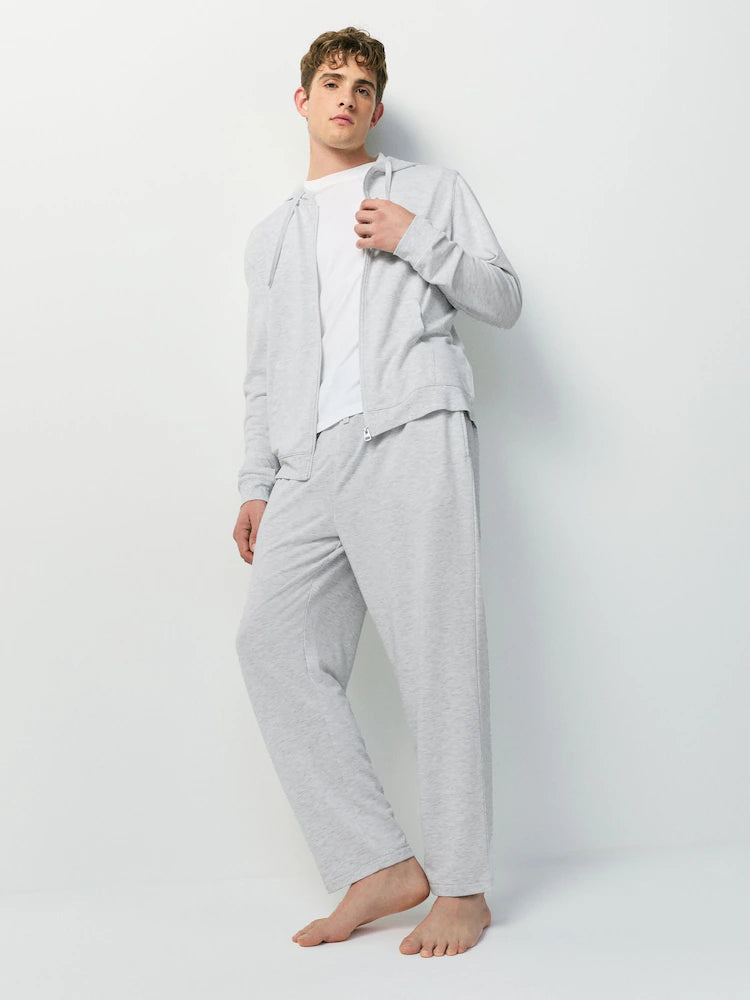 Light grey - Soft hooded sweatshirt