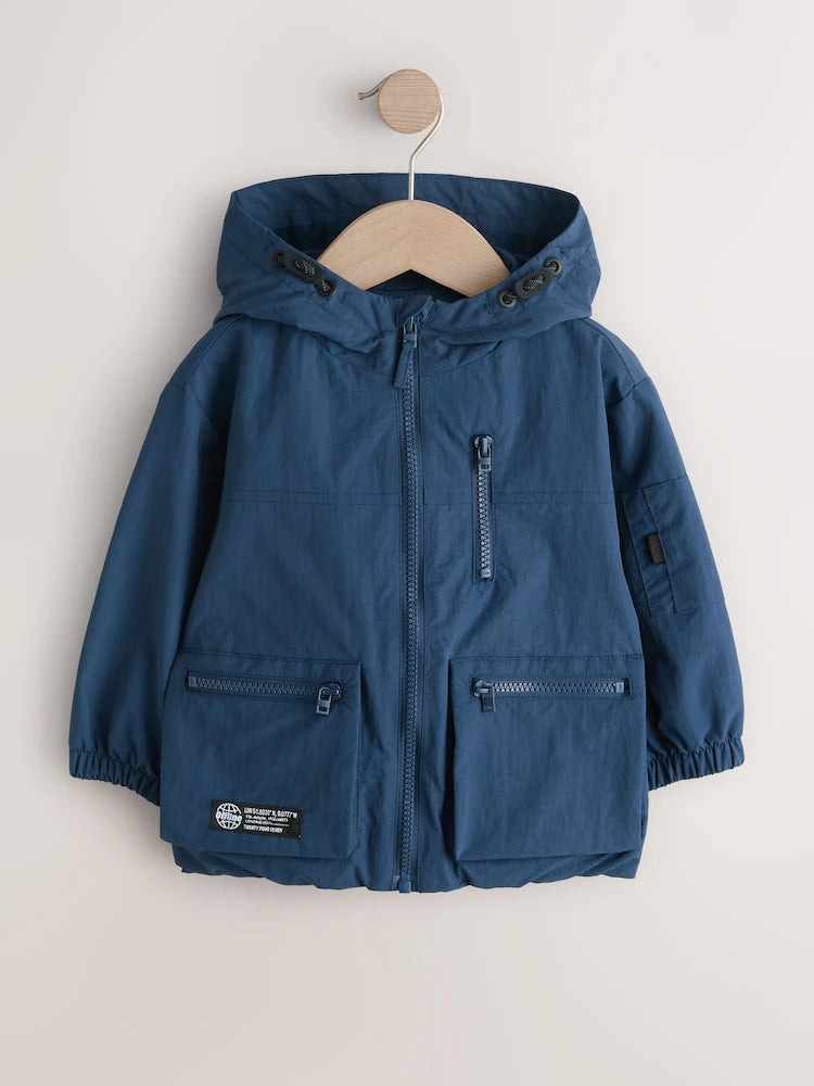 Navy blue - Lightweight utility jacket (3 months to 7 years)
