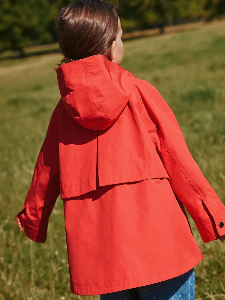 Rot - Regenmantel, Spritzwasserbeständig (3-16Jahre)