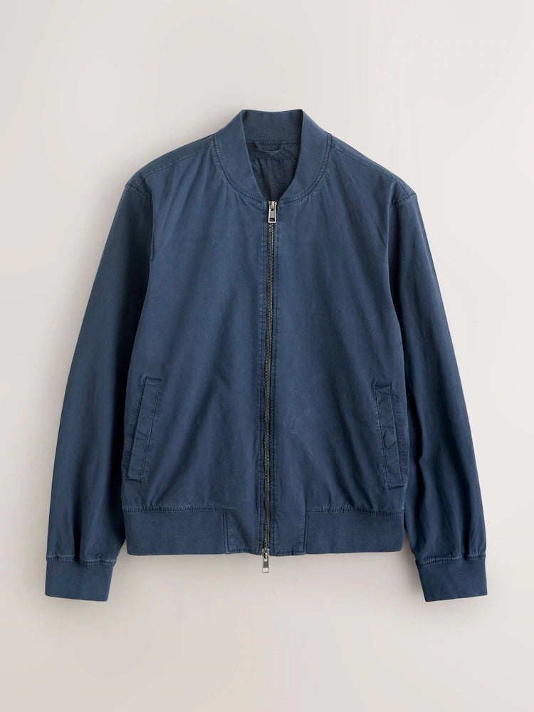 Blue - Casual Bomber Jacket