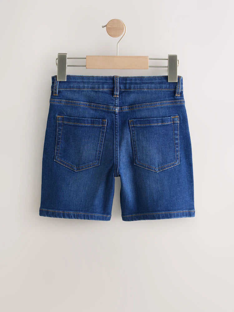 Dark blue denim shorts (3-16 years)