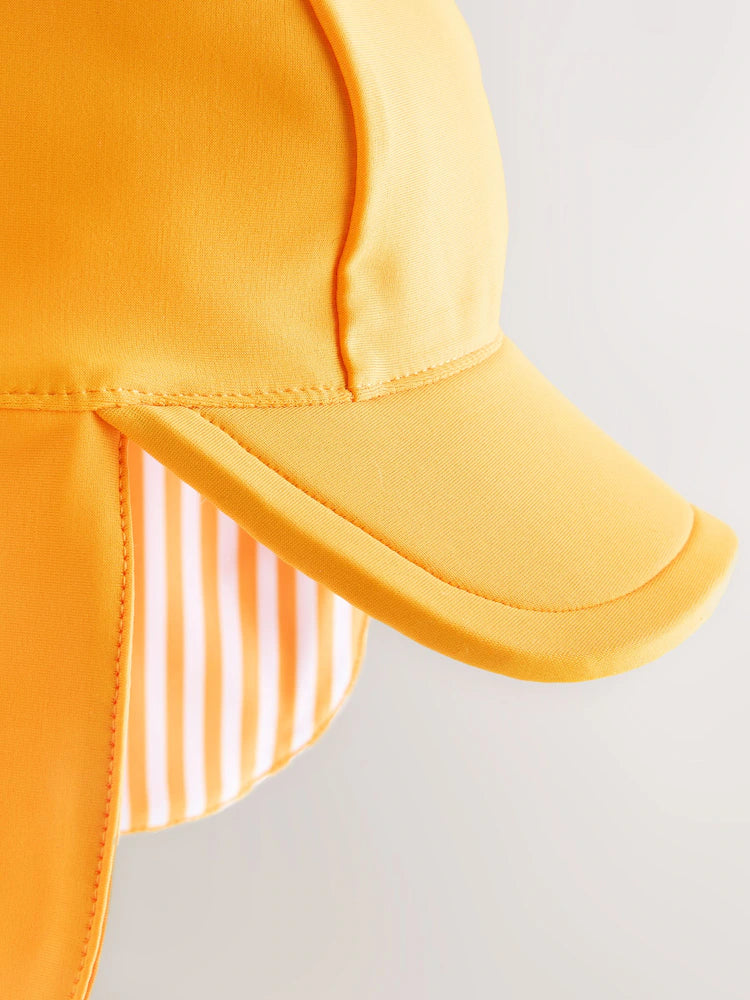 Bright orange legionary bathing cap