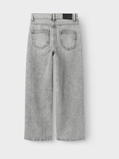 Grau - Name It – Jeans mit weitem Bein