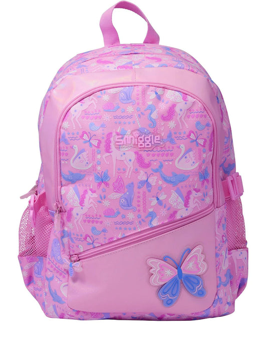Pink - Smiggle Realm Classic Attachable Backpack