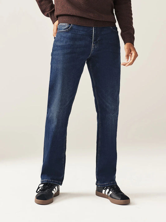 Medium blue - Classic stretch jeans