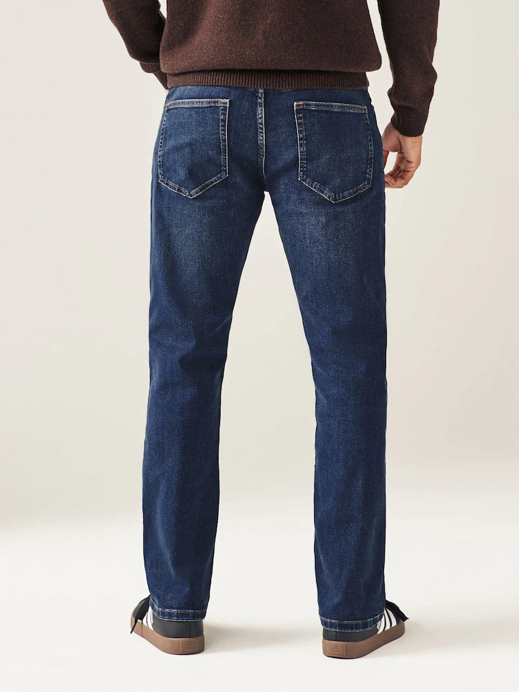 Medium blue - Classic stretch jeans