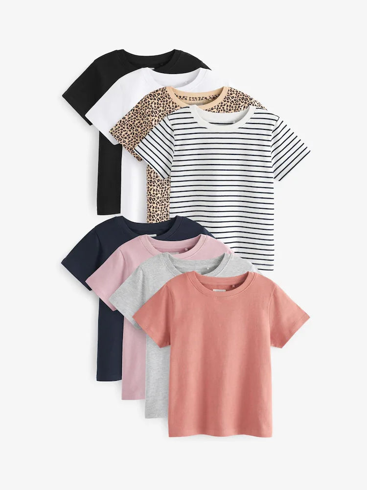 Multi - T-Shirts im 8er-Pack (3–16 J.)