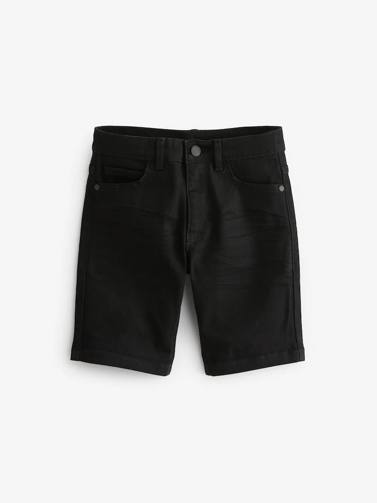Black Denim Shorts (3-16yrs)