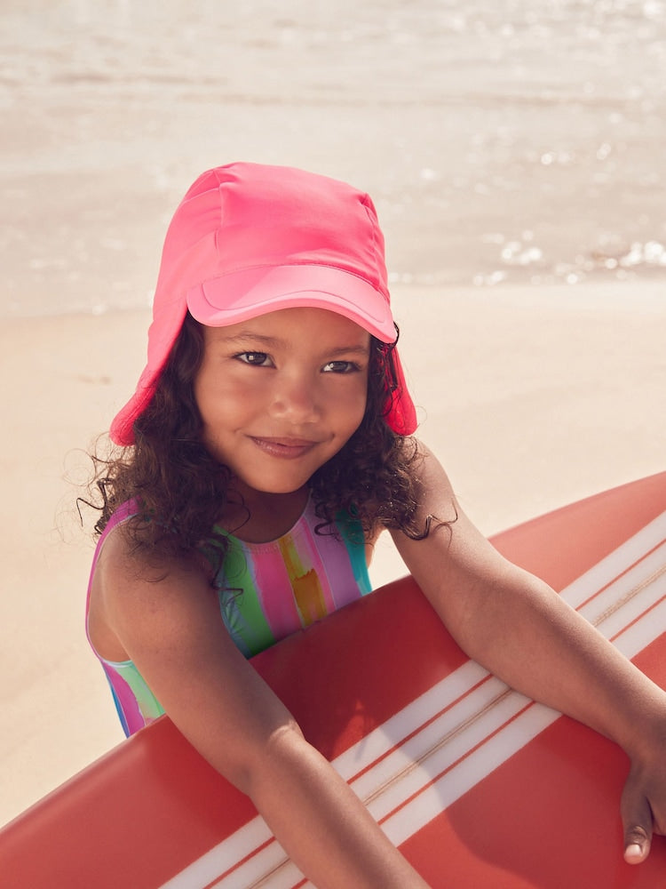 Pink - Legionnaire-style swimming cap