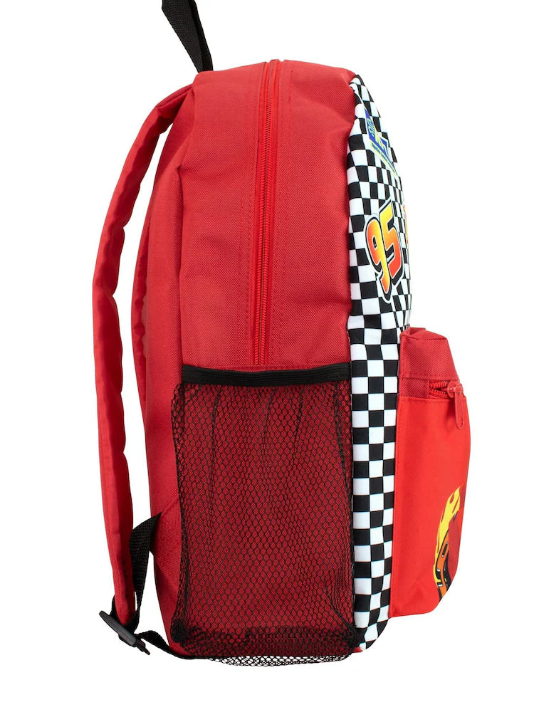 Character Cars 4 Pc Backpack Set