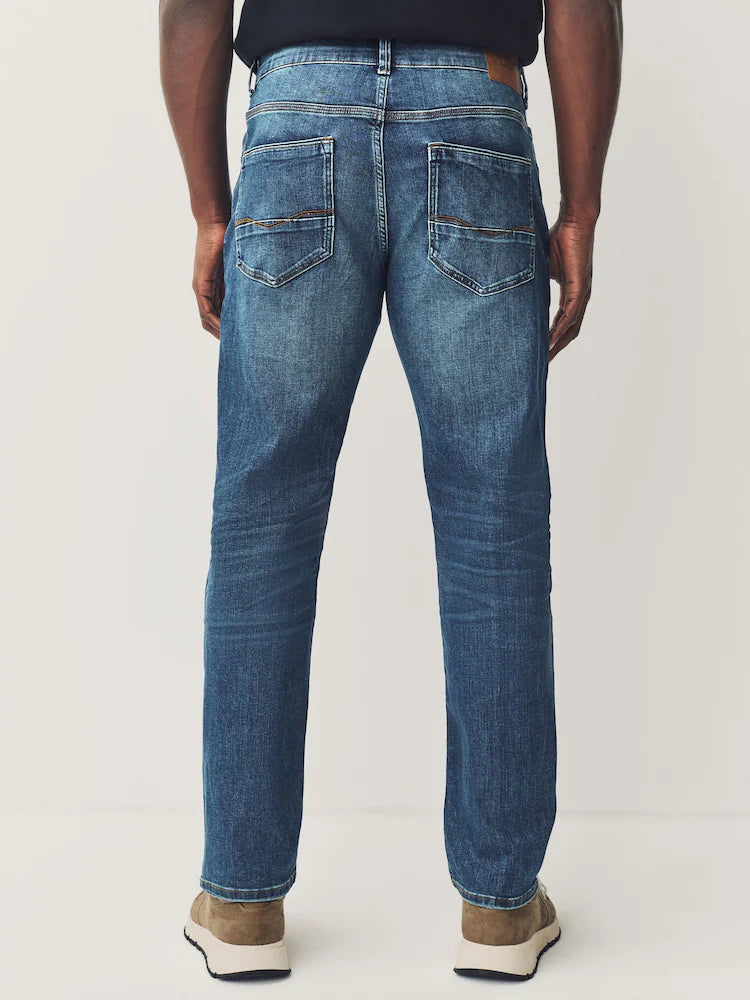 Medium blue - Authentic stretch denim jeans