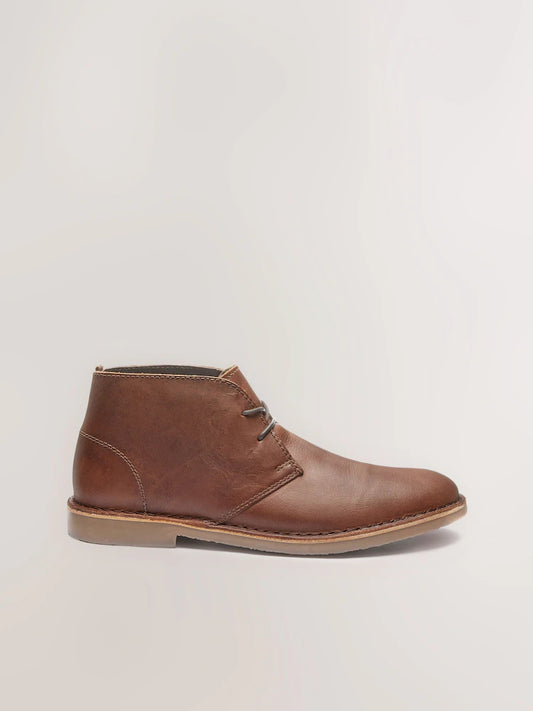 Hellbraun - Desert Boots aus Leder