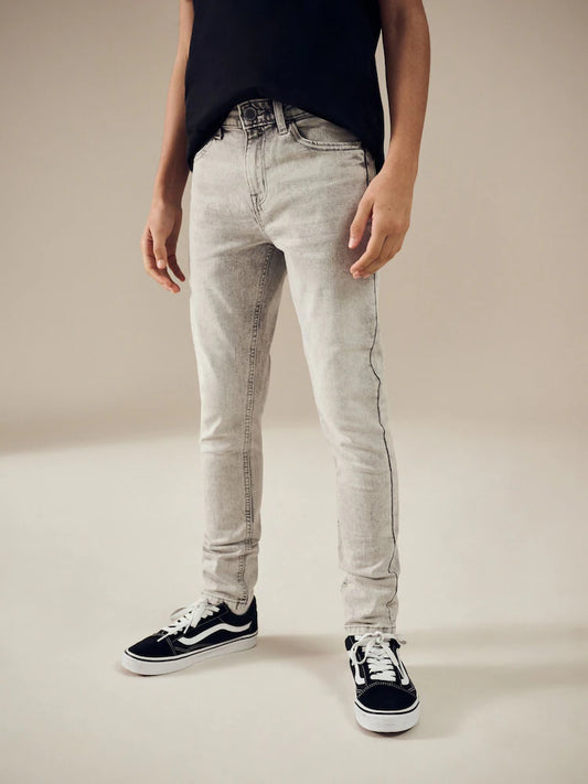 Light Gray Stretch Jeans (3-17yrs)