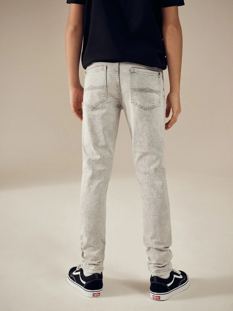 Light Gray Stretch Jeans (3-17yrs)