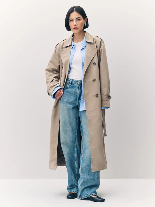 Nature - VERO MODA, long trench coat with belt