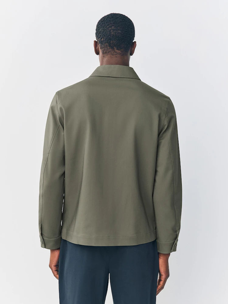 Khaki green - N. Premium Smart functional jacket with stretch