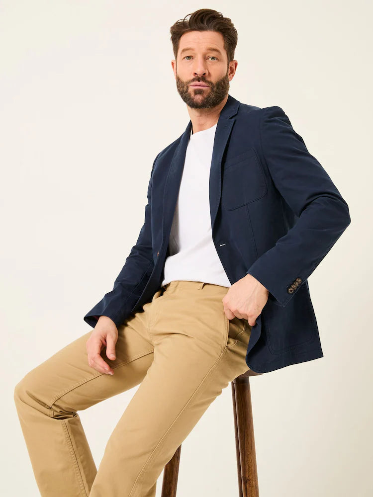 Navy blue - FatFace 100% cotton blazer