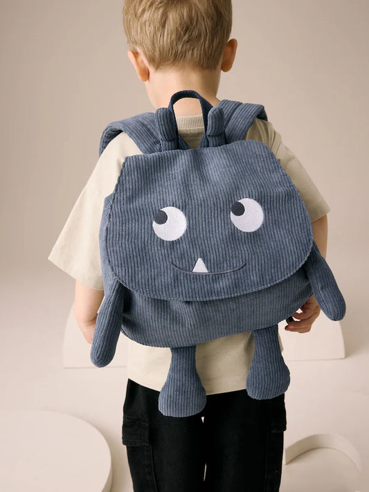 Corduroy in blue - Corduroy backpack