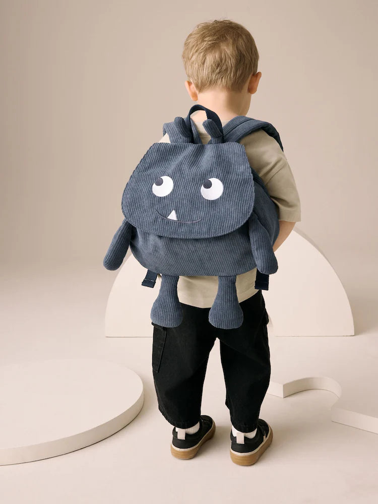 Corduroy in blue - Corduroy backpack