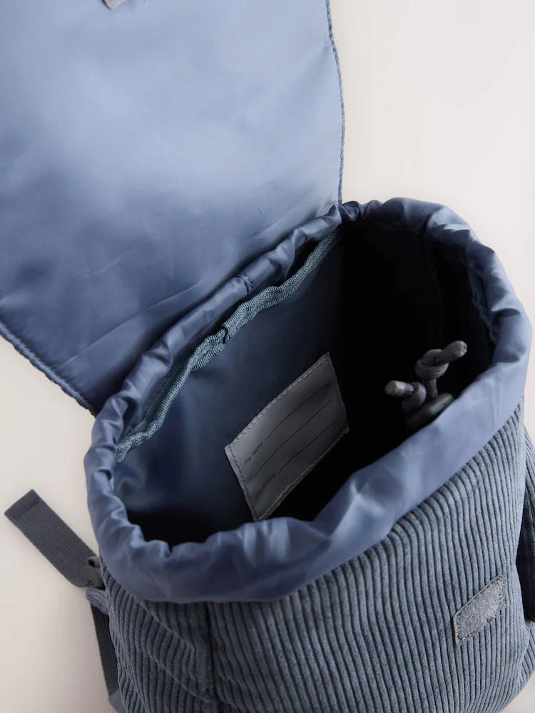 Corduroy in blue - Corduroy backpack