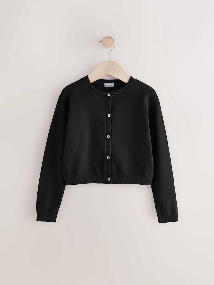 Black - Cardigan with buttons