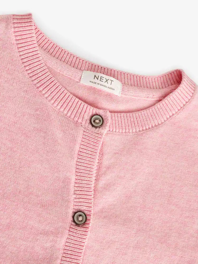 Pink - Cardigan with buttons