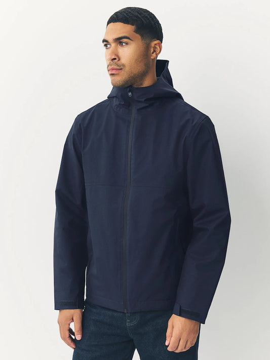 Navy blue/blue - DryTech Waterproof Jacket with Hood