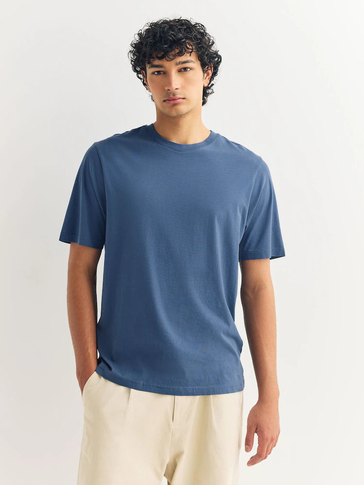 Blue - Regular Fit - Essential Cotton T-Shirts, 6-Pack