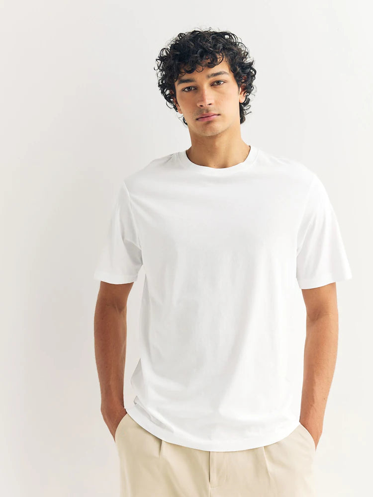 Blue - Regular Fit - Essential Cotton T-Shirts, 6-Pack