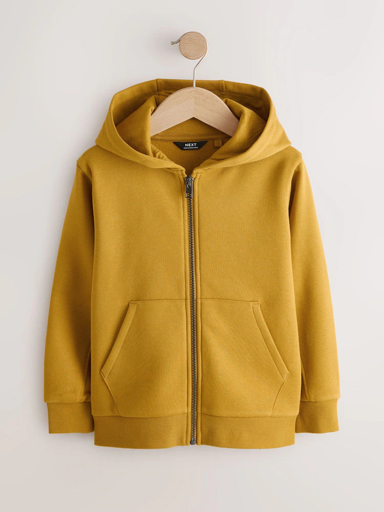 Ockergelb - Plain Hoodie (3-16yrs)