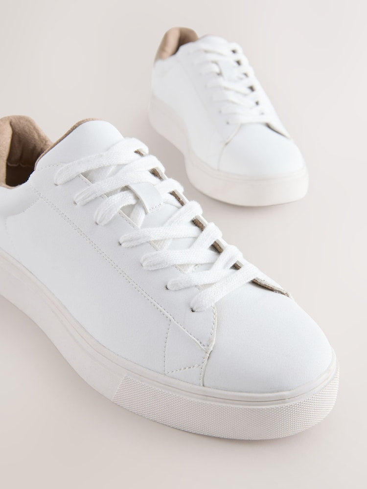 White - Casual-elegant sneakers
