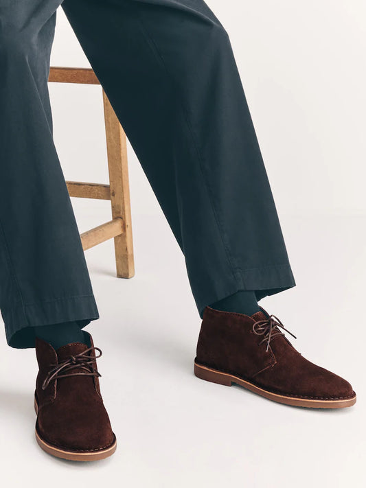 Braun - Stiefel aus Wildleder