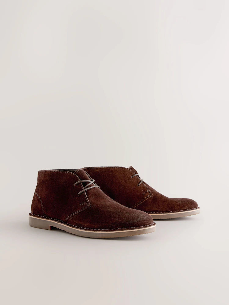 Braun - Stiefel aus Wildleder