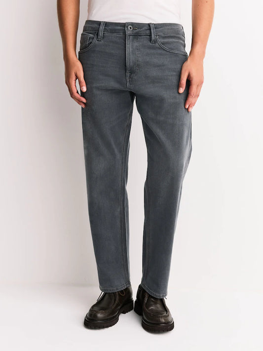 Grey - Straight Fit - Motionflex Jeans