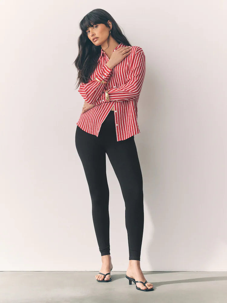 Black Long Leggings 5 Pack