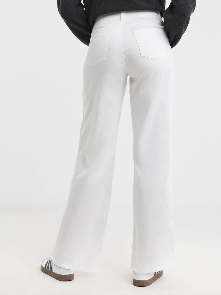 White - JD Williams wide-leg jeggings